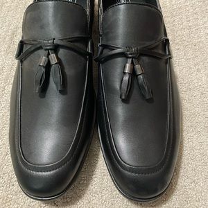 Mens black loafers